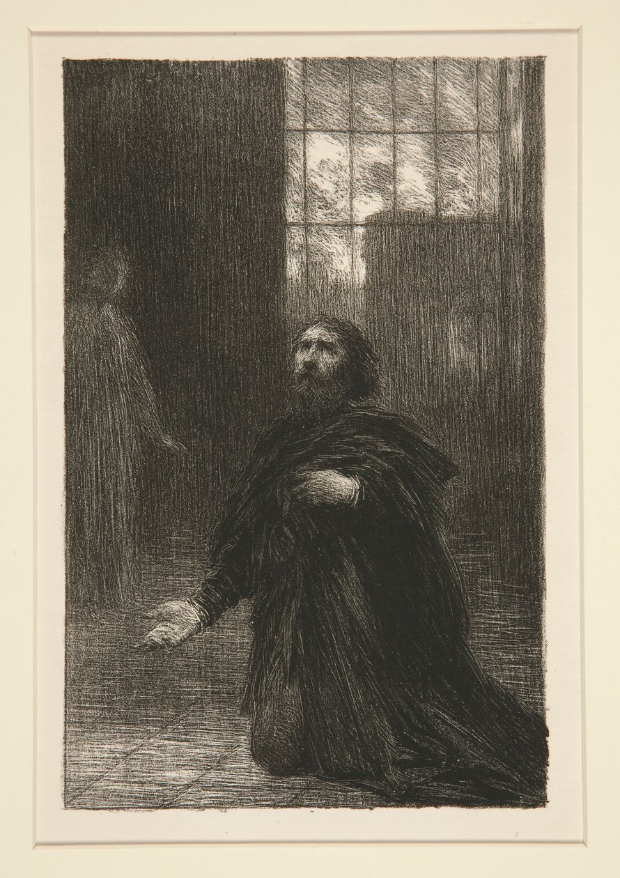 Rienzi: Akt V, část Rienzi (Rienzi: Akt V, Rienzi od Ignace Henri Jean Fantin Latour