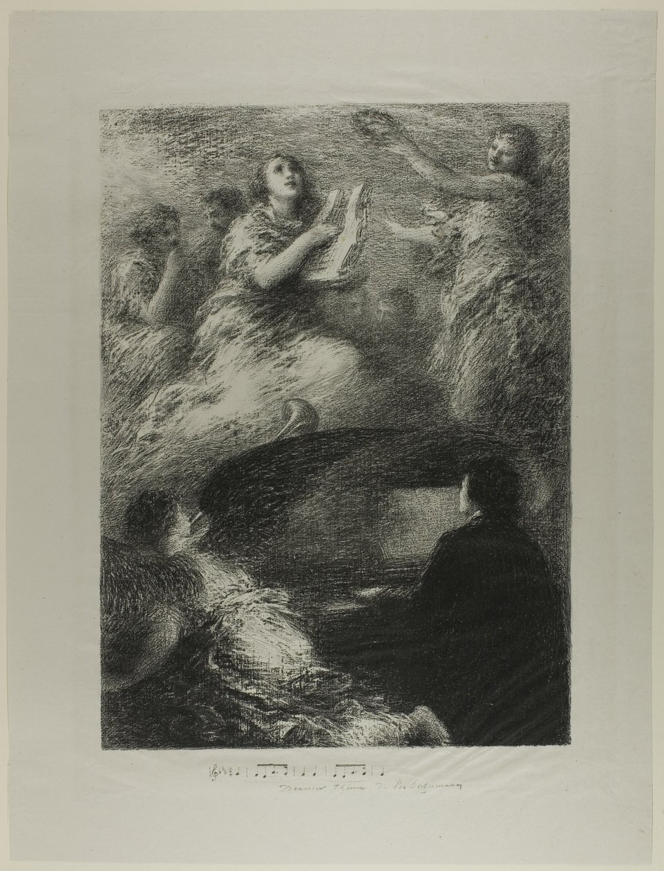 Poslední skladba Roberta Schumanna od Henri Fantin-Latour