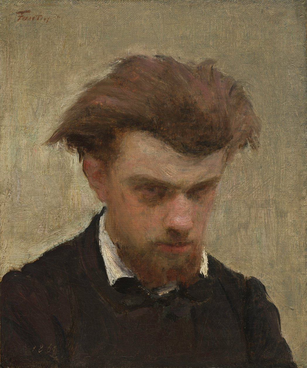 Autoportrét od Ignace Henri Jean Fantin Latour