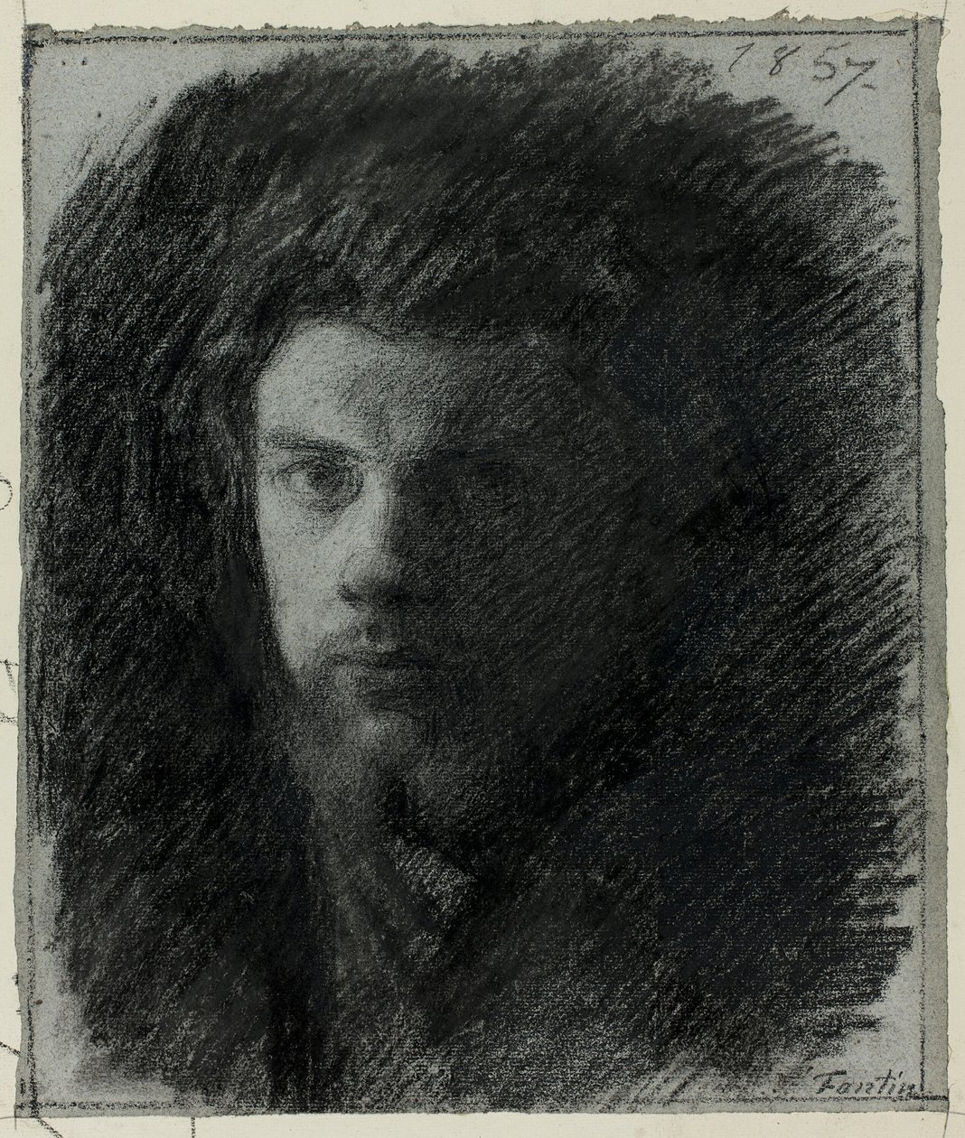 Autoportrét od Ignace Henri Jean Fantin Latour