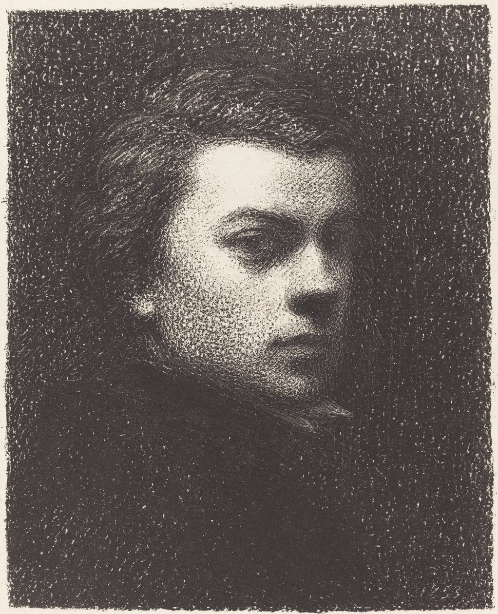 Autoportrét v sedmnácti od Ignace Henri Jean Fantin Latour