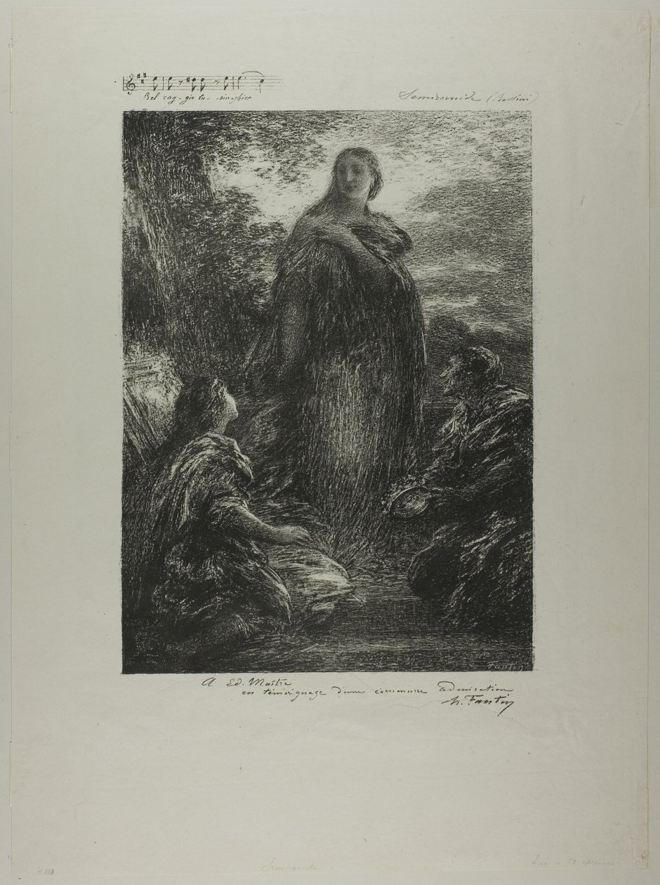 Semiramis od Ignace Henri Jean Fantin Latour