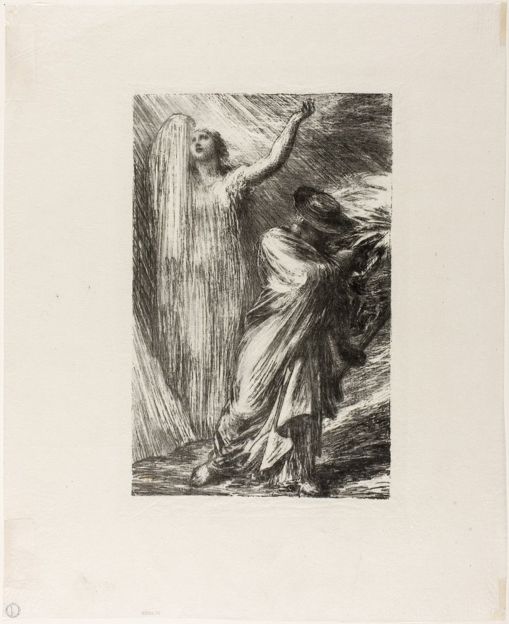 Siegfried: Akt III, Evokace Erdy od Ignace Henri Jean Fantin Latour