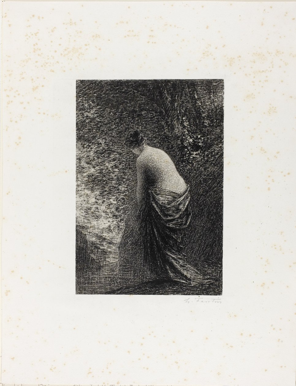 Stojící Bather od Ignace Henri Jean Fantin Latour