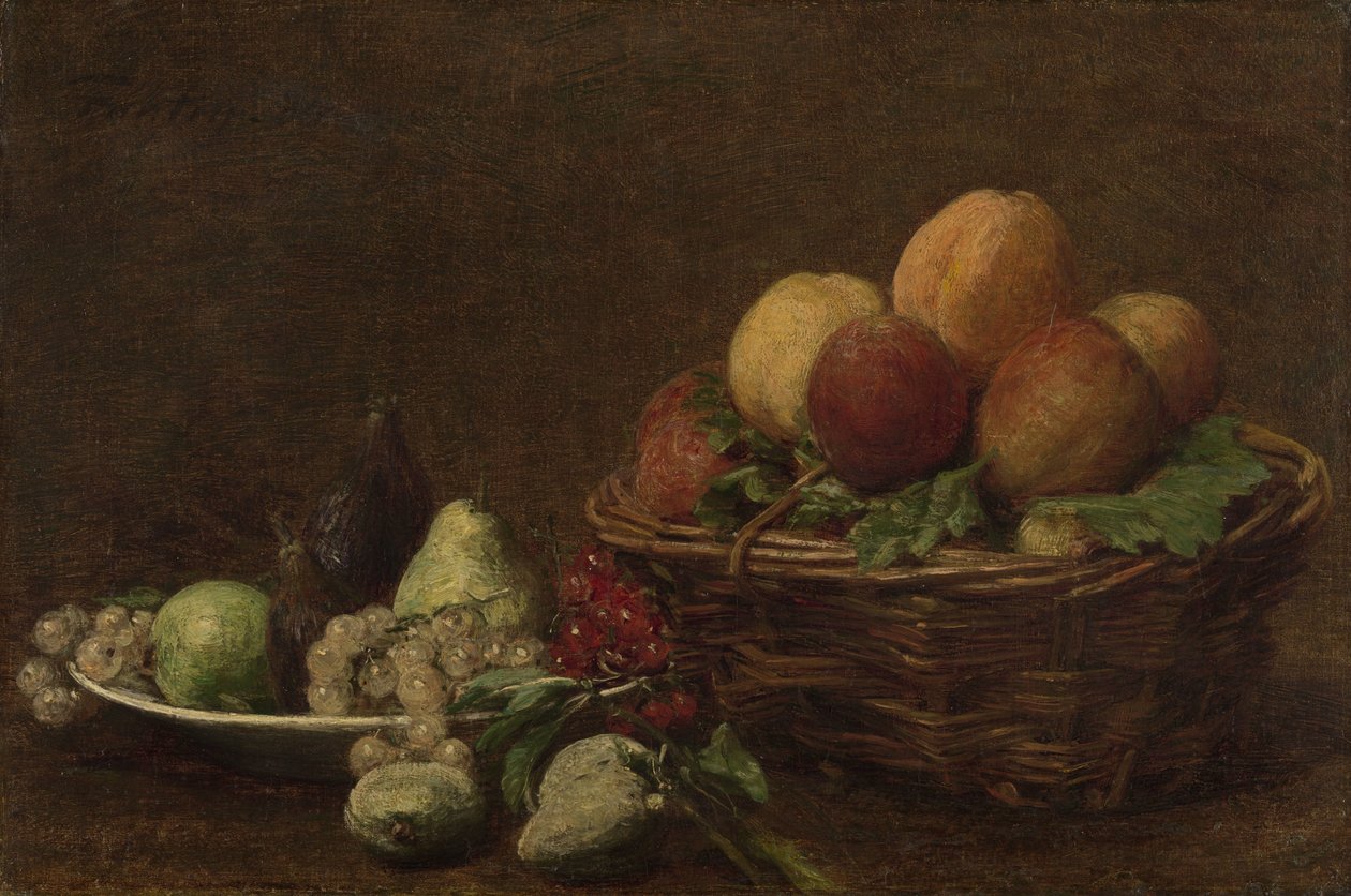 Zátiší s ovocem od Ignace Henri Jean Fantin Latour
