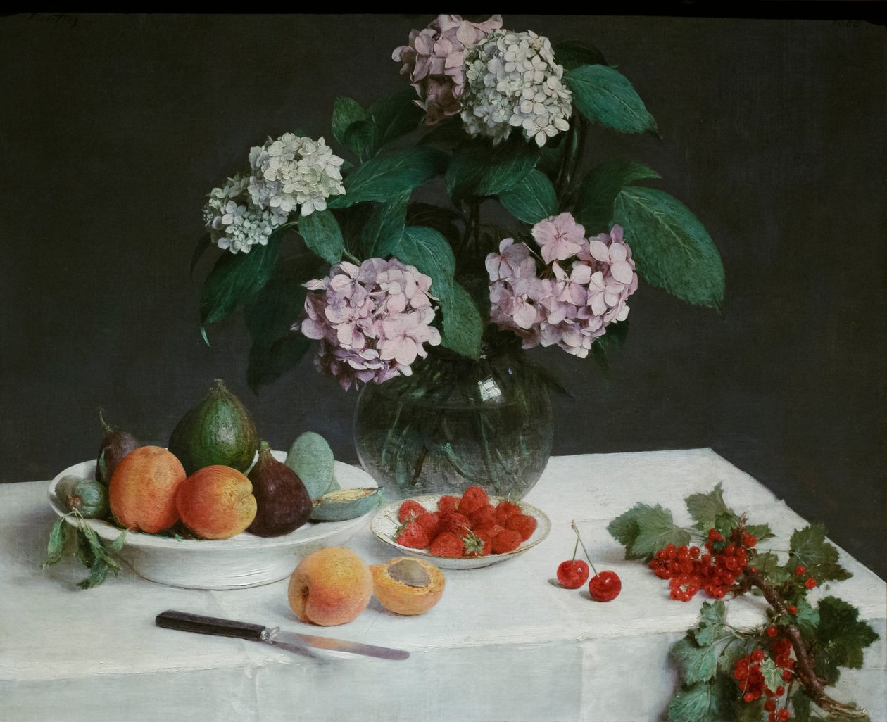 Zátiší neboli la table garnie od Henri Fantin Latour