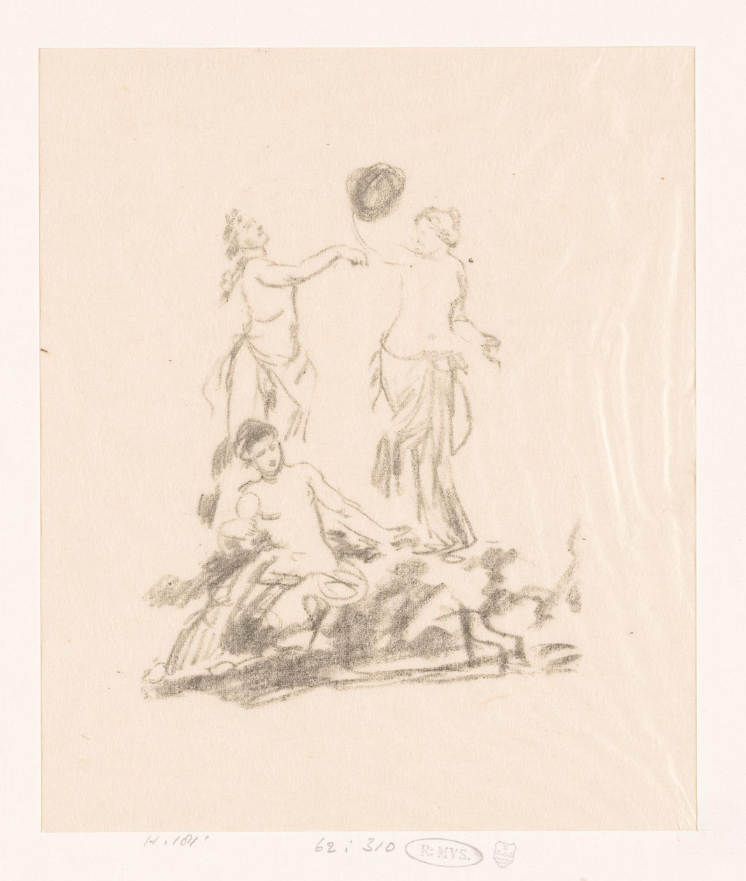 Studie tří tančících žen od Ignace Henri Jean Fantin Latour