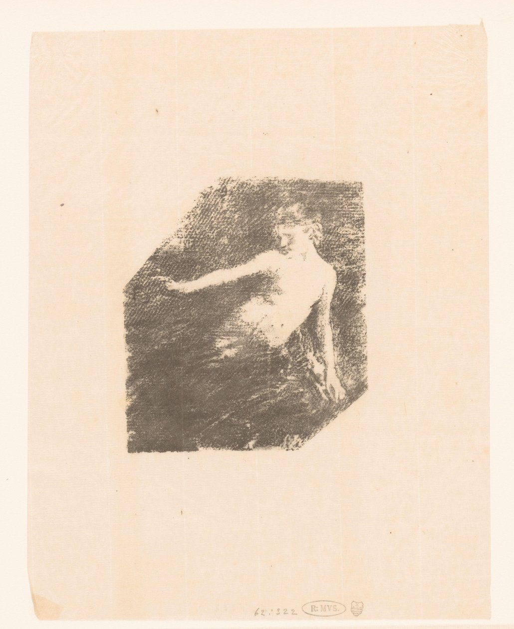 Studie nahé ženy od Ignace Henri Jean Fantin Latour