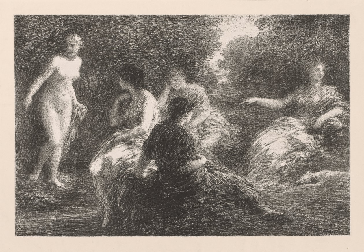 The Bathers od Ignace Henri Jean Fantin Latour