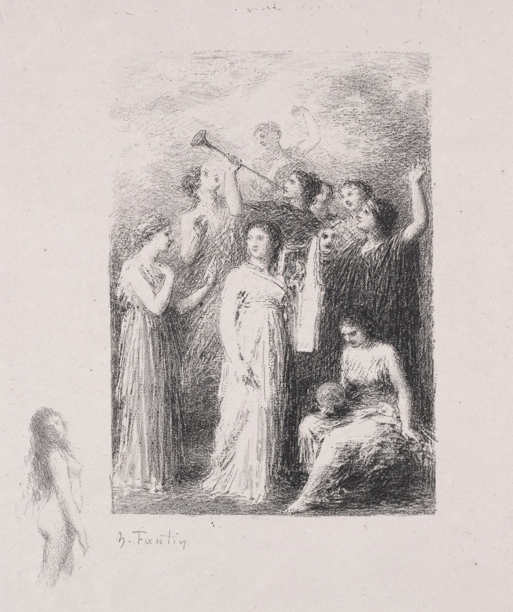 Slepý od Ignace Henri Jean Fantin Latour