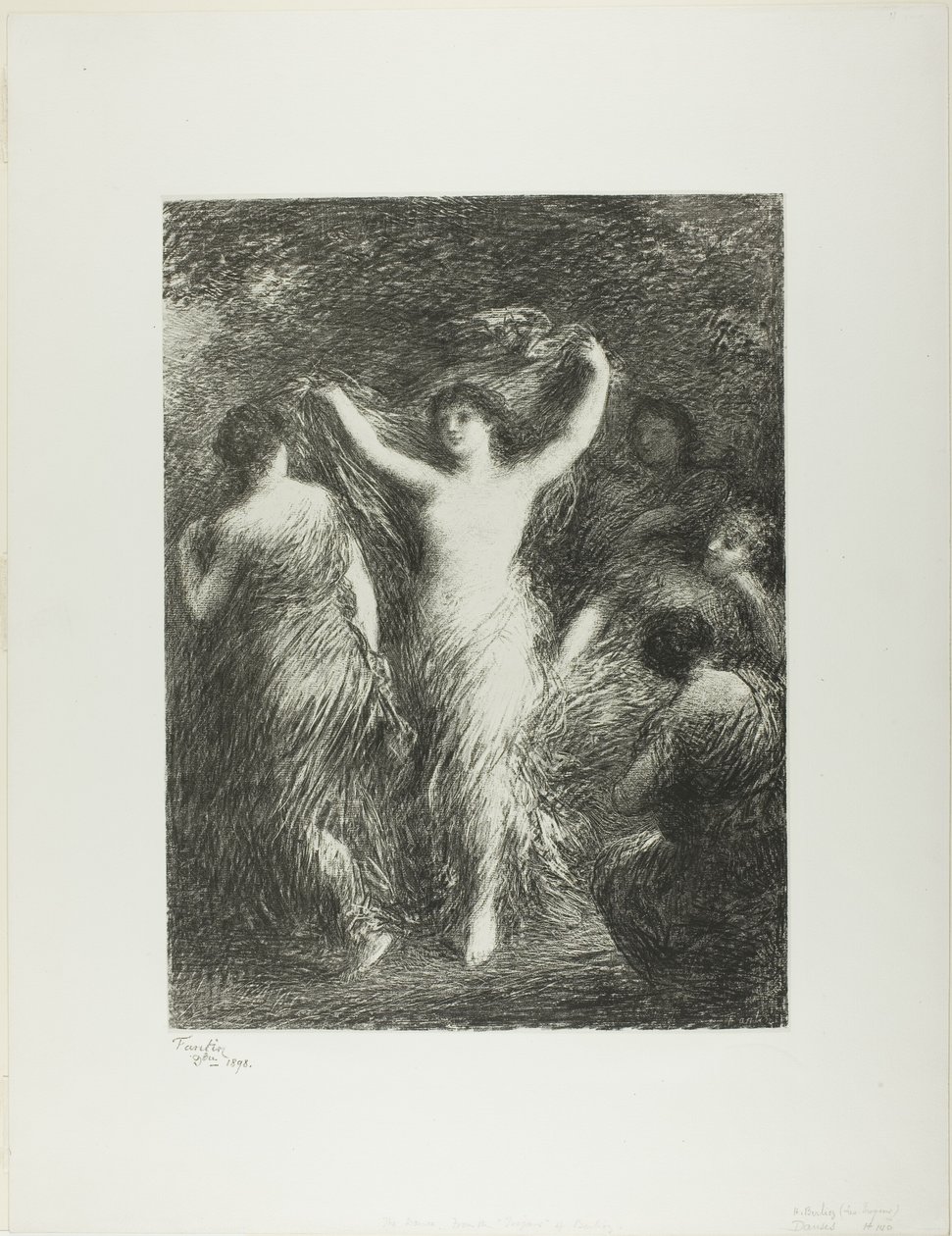 Tanec od Ignace Henri Jean Fantin Latour