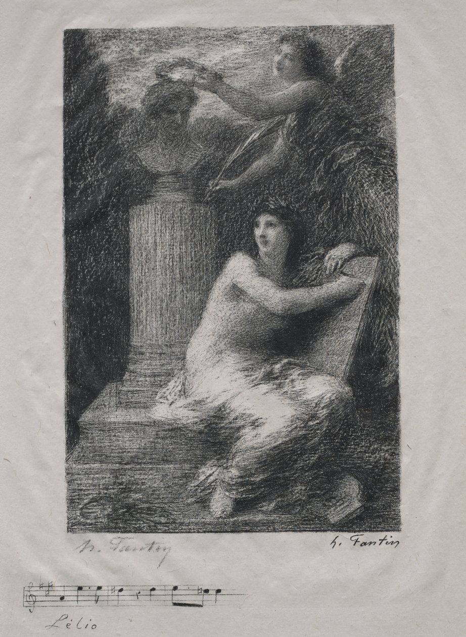 Berliozovi (Malý talíř) od Ignace Henri Jean Fantin Latour