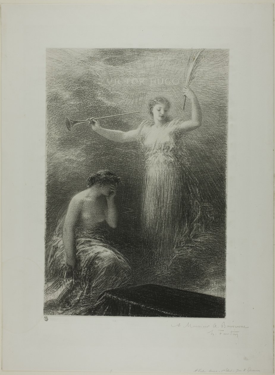 Pro Victora Huga od Ignace Henri Jean Fantin Latour