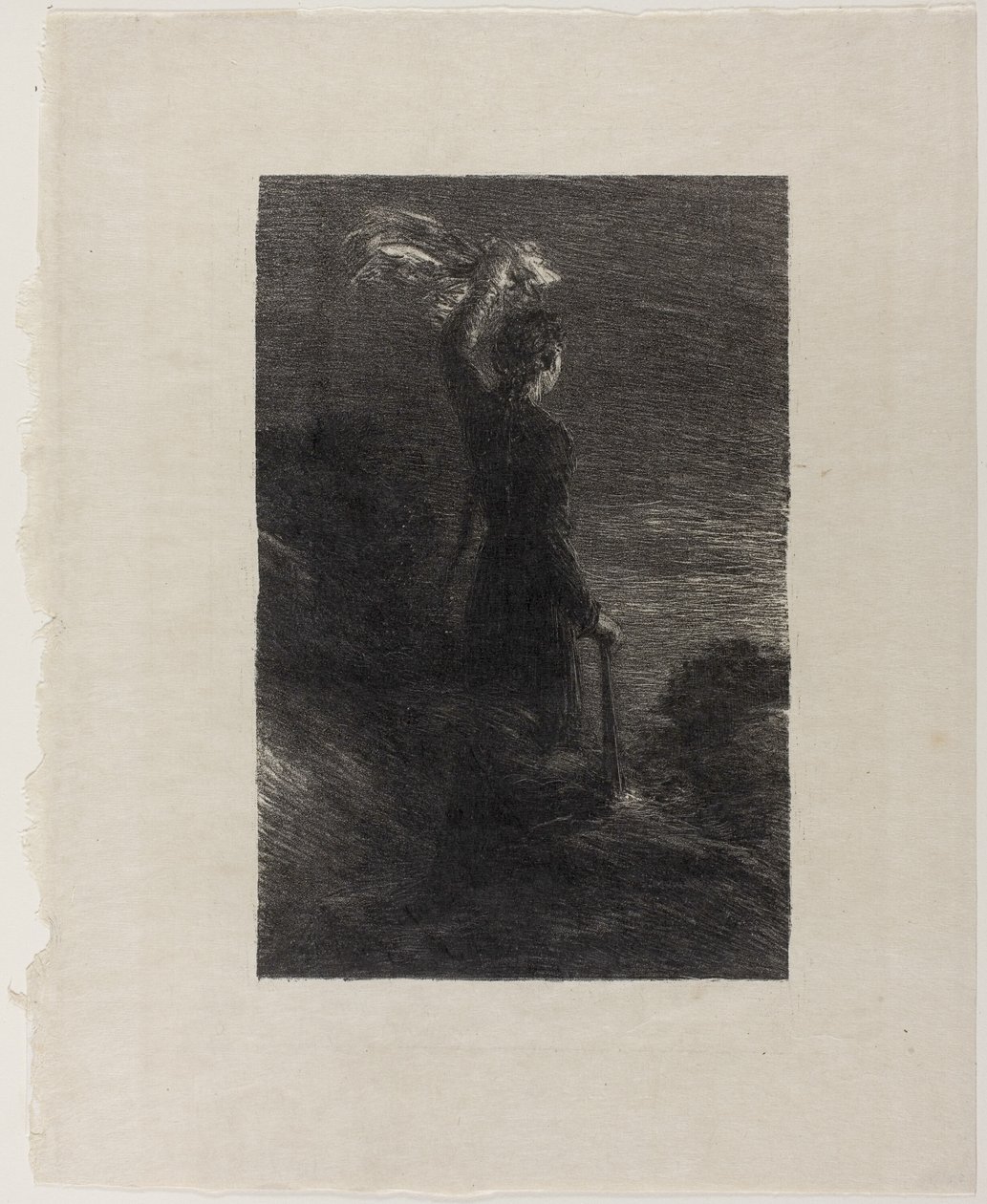 Tristan a Isolda, dějství II: Signál v noci od Ignace Henri Jean Fantin Latour