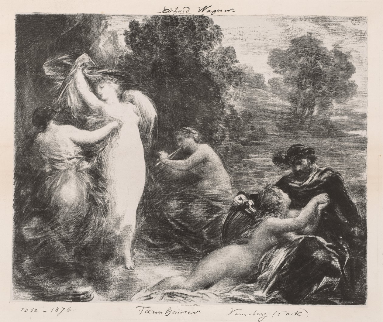 Venusberg od Ignace Henri Jean Fantin Latour
