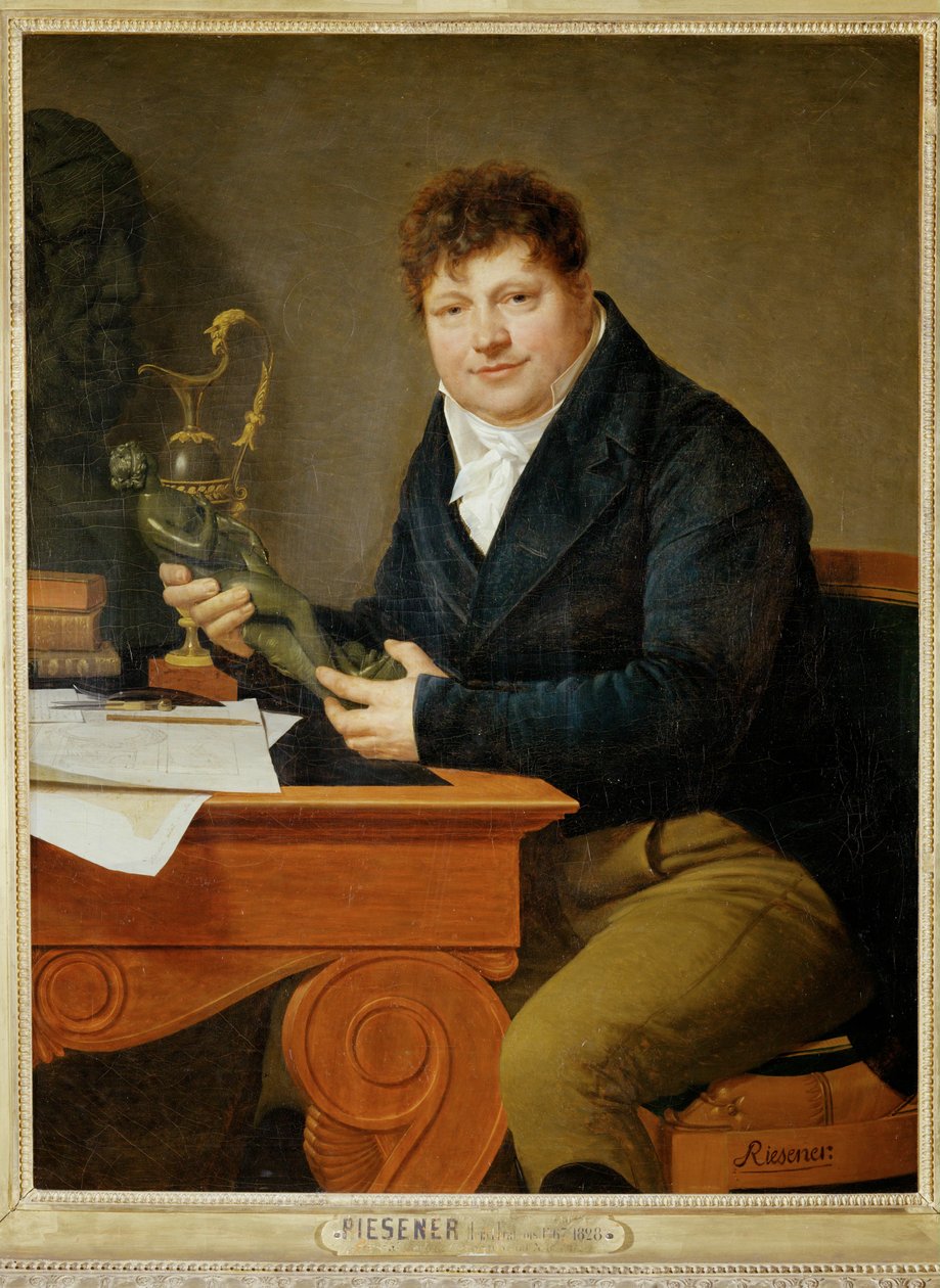 Antoine-Andre Ravrio, císařský bronzový kovář, bratranec umělce ... od Henri Francois Riesener