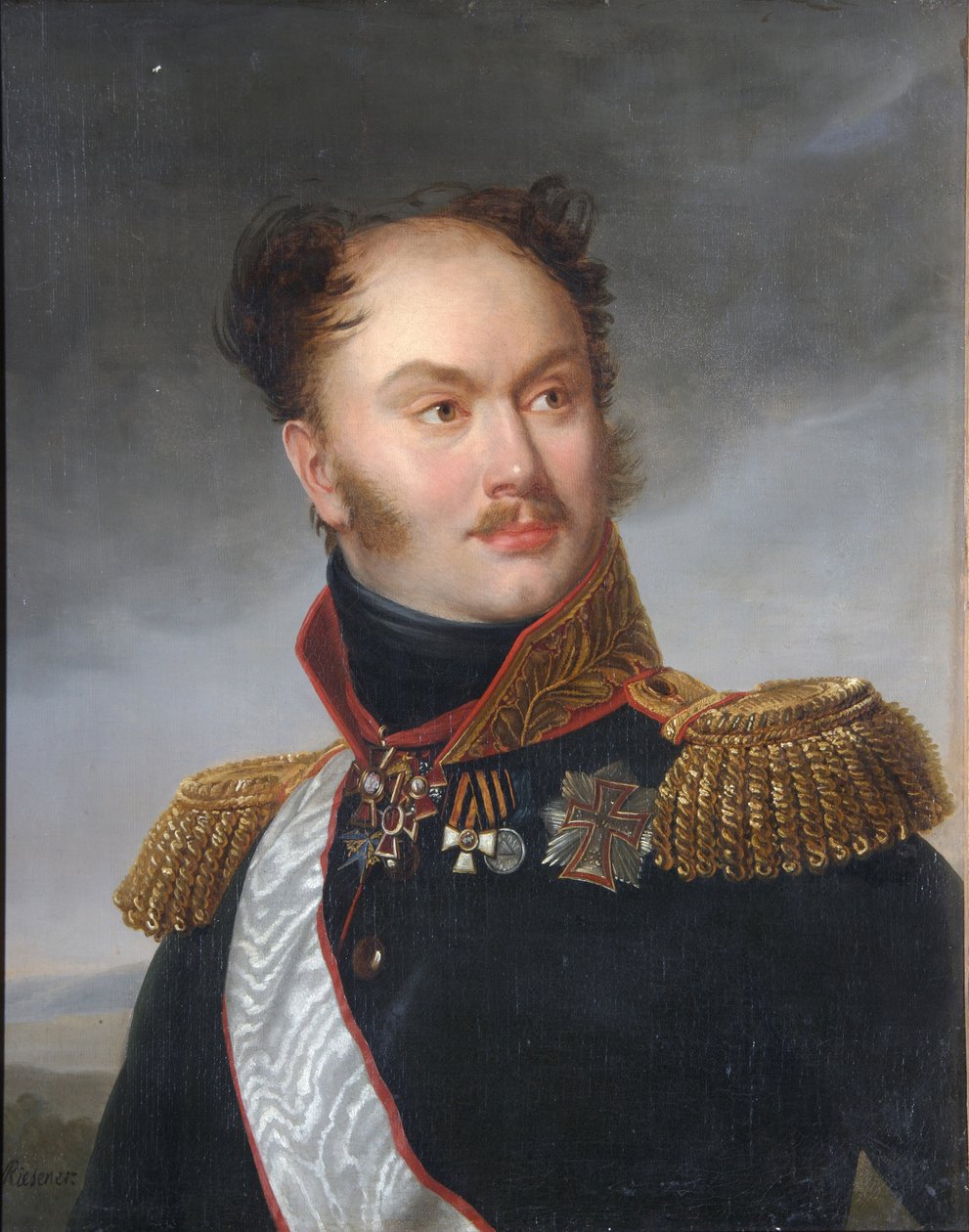 Portrét hraběte Michaila Fjodoroviče Orlova 1788-1842, cca 1818 od Henri Françoiss Riesener
