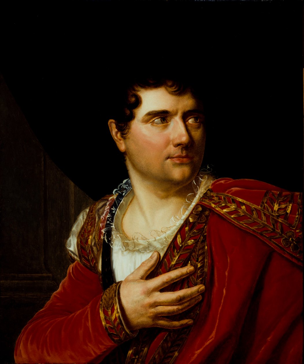 Portrét Jean-Baptiste-Sauveur Gavaudan 1772-1840, cca 1799. od Henri Françoiss Riesener