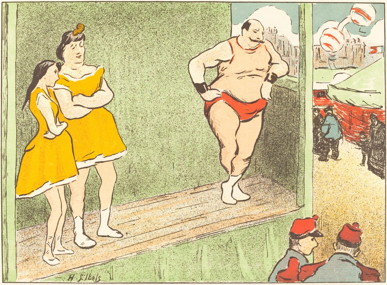 The Grapple; Freedman od Henri Gabriel Ibels