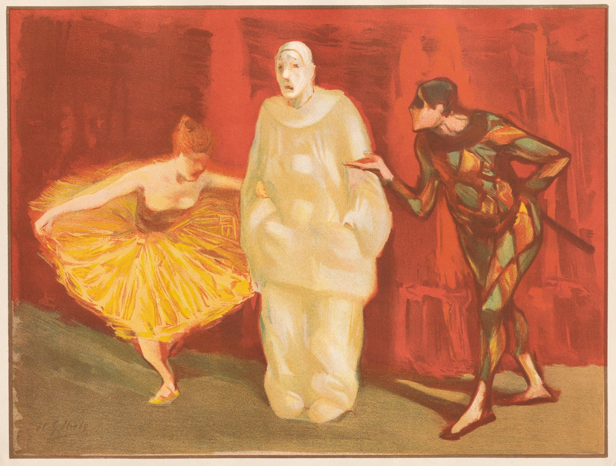 Pantomima od Henri Gabriel Ibels