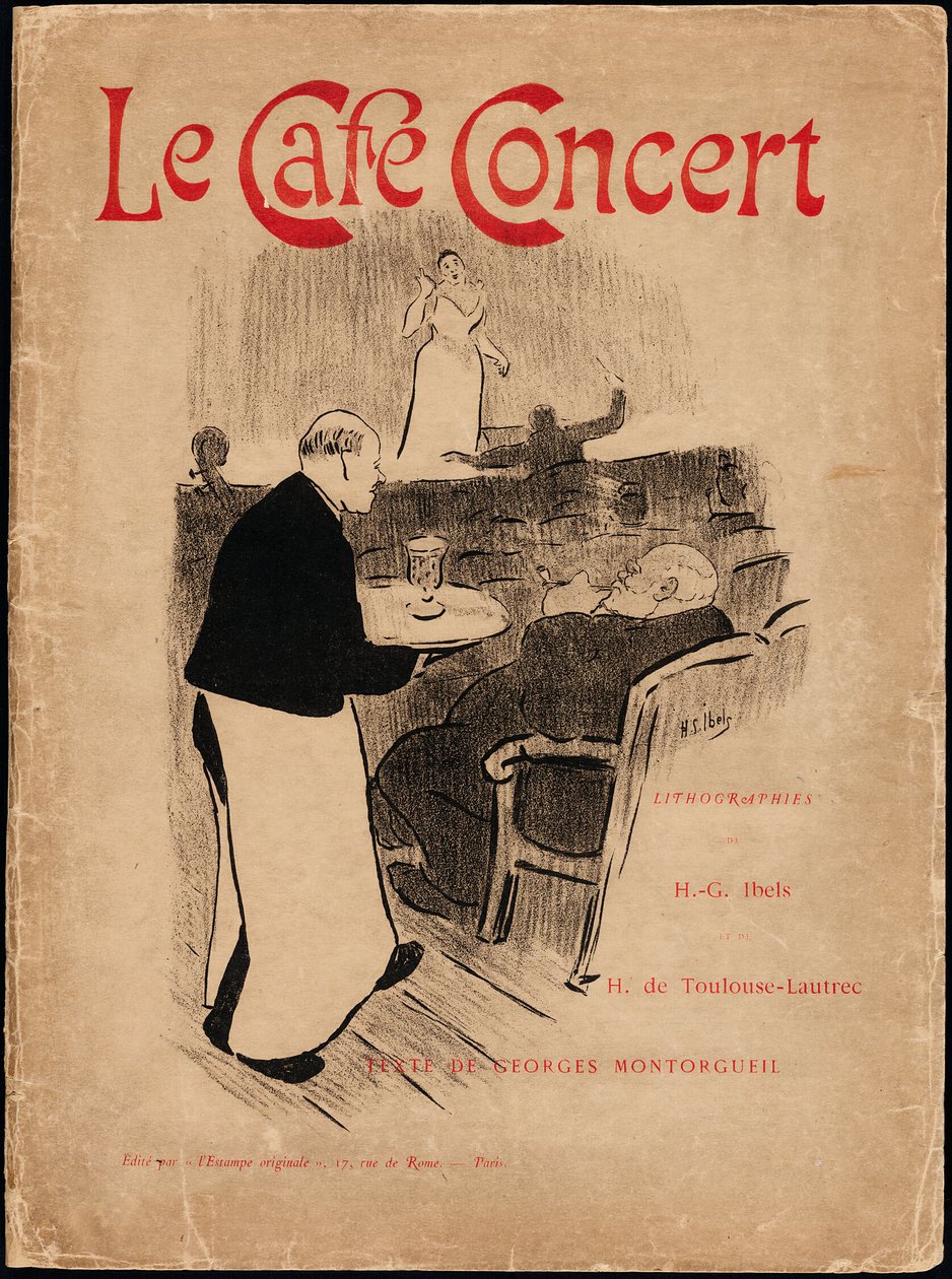Portfolio Cover pro Le Café-Concert od Henri Gabriel Ibels