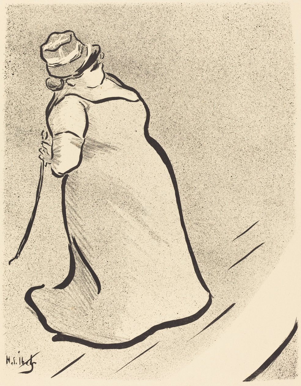 Zpěvák od Henri Gabriel Ibels