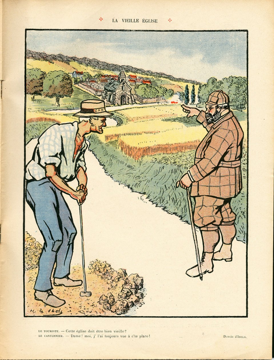 Smích, satirický v barvách od Henri Gabriel Ibels