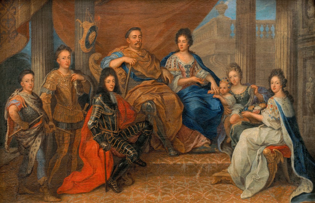 Polsky: Jan III Sobieski s rodinou od Henri Gascar