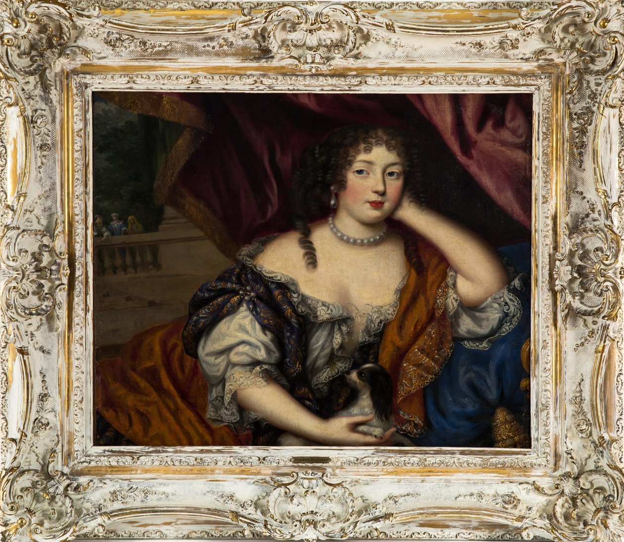 Portrét Louise Renée de Penancoët de Kérouaille, vévodkyně z Portsmouthu 1649-1734 od Henri Gascar