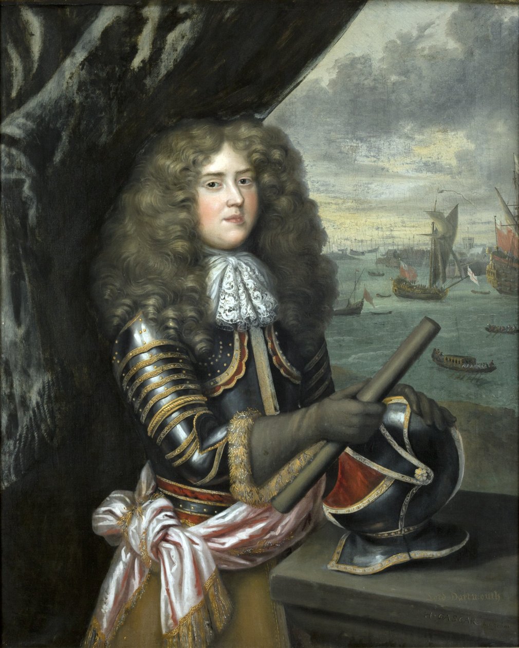 Možná portrét George Legge, prvního barona Dartmoutha, c.1674-78 od Henri Gascard