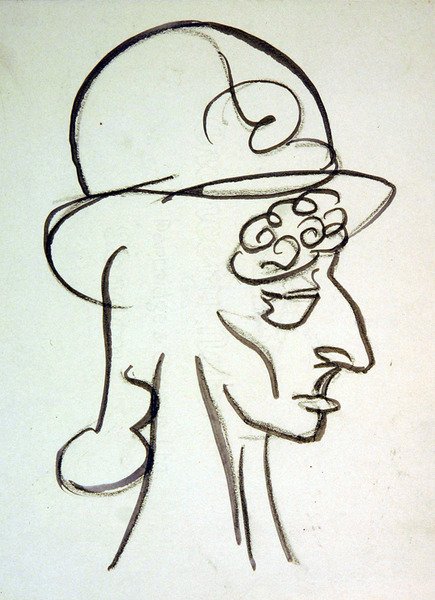 Módní klobouk od Henri Gaudier Brzeska
