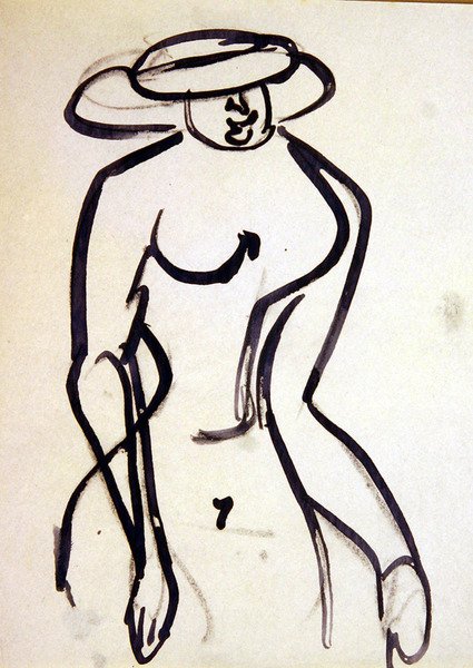 Promenader s vosím pasem od Henri Gaudier Brzeska