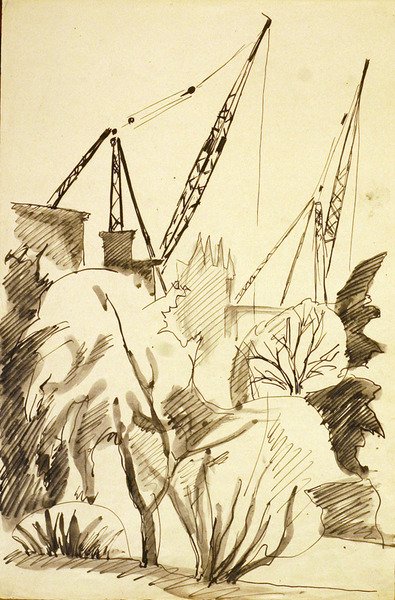 Rekonstrukce, Londýn od Henri Gaudier Brzeska