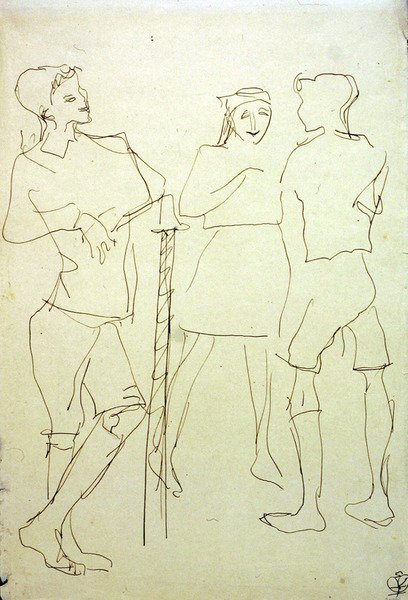 Děti v parku od Henri Gaudier Brzeska