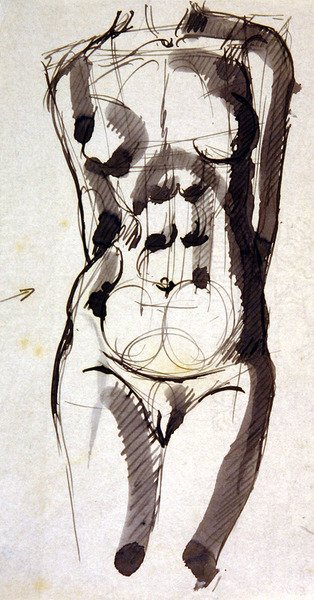 Ženský trup od Henri Gaudier Brzeska