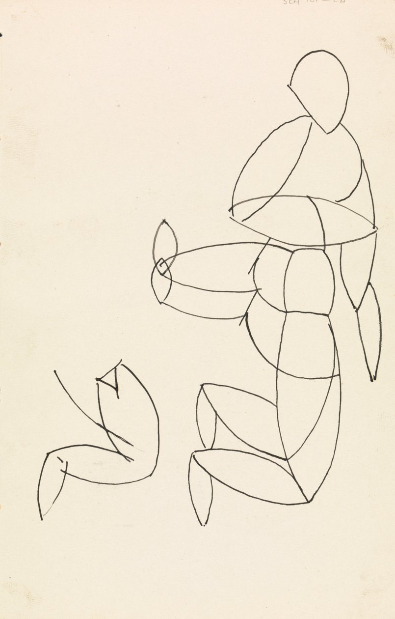 Obrázek Studie od Henri Gaudier Brzeska