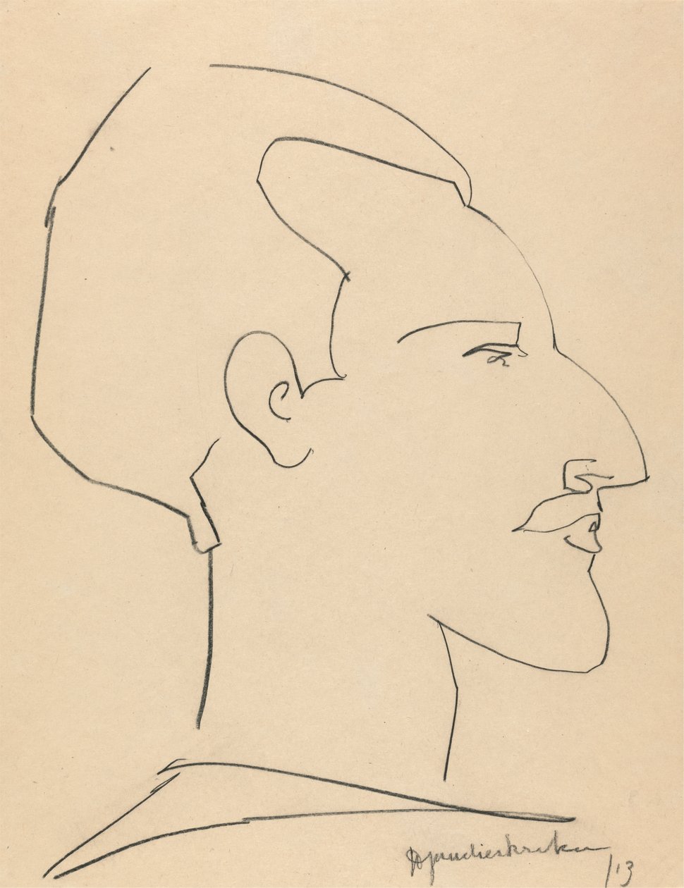 Horace Brodský od Henri Gaudier Brzeska