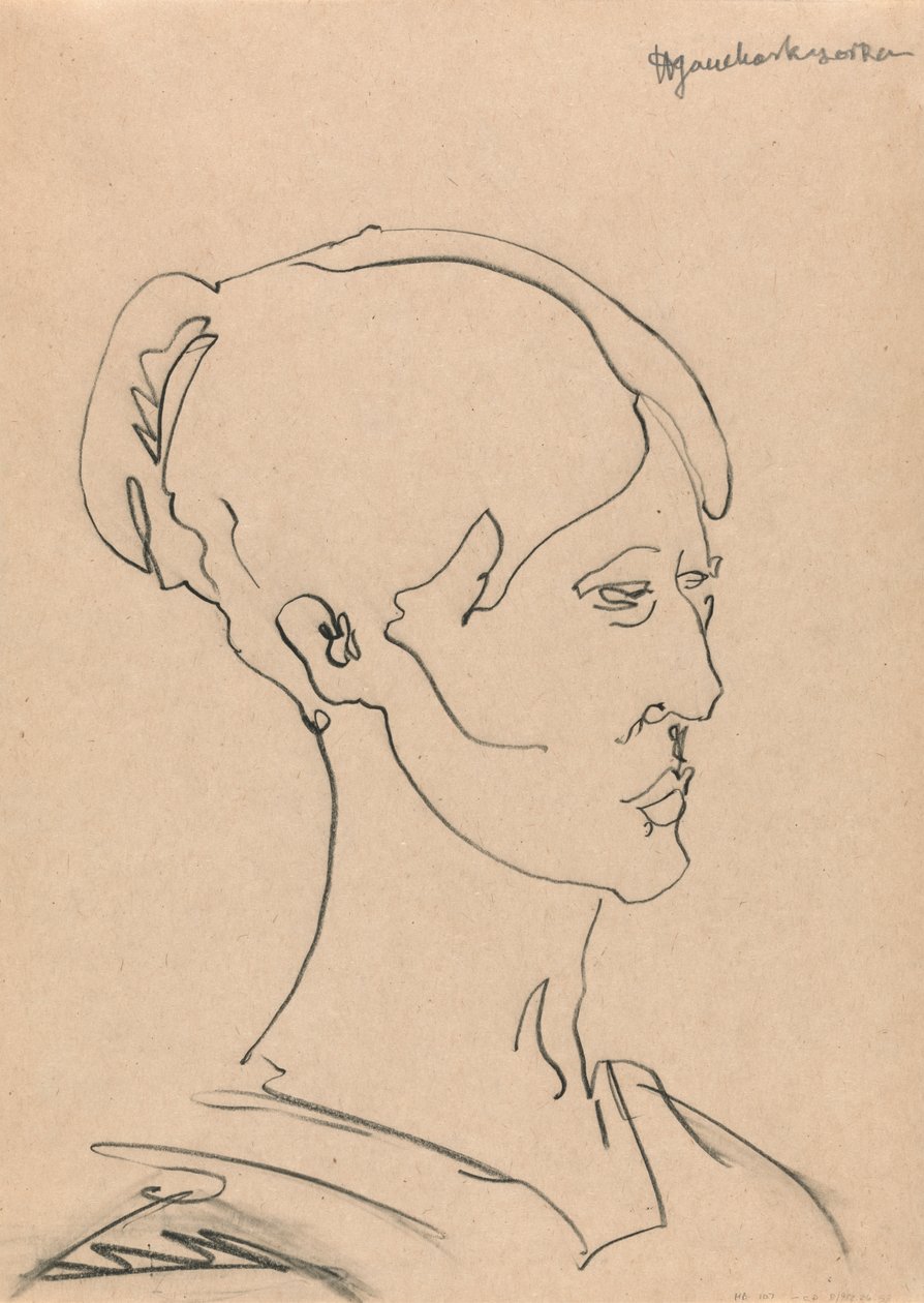 Portrét ženy od Henri Gaudier Brzeska