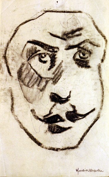 Sochařská hlava Brodzkého od Henri Gaudier Brzeska