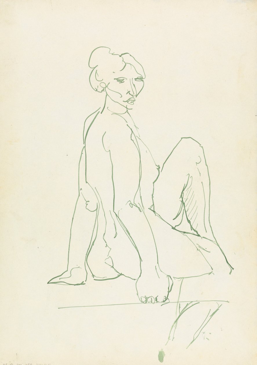 Sedící ženská postava od Henri Gaudier Brzeska