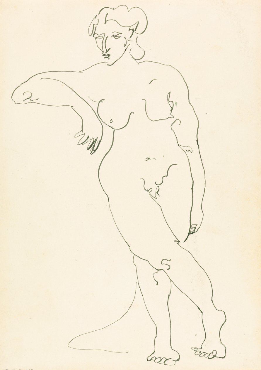 Stojící ženská postava od Henri Gaudier Brzeska