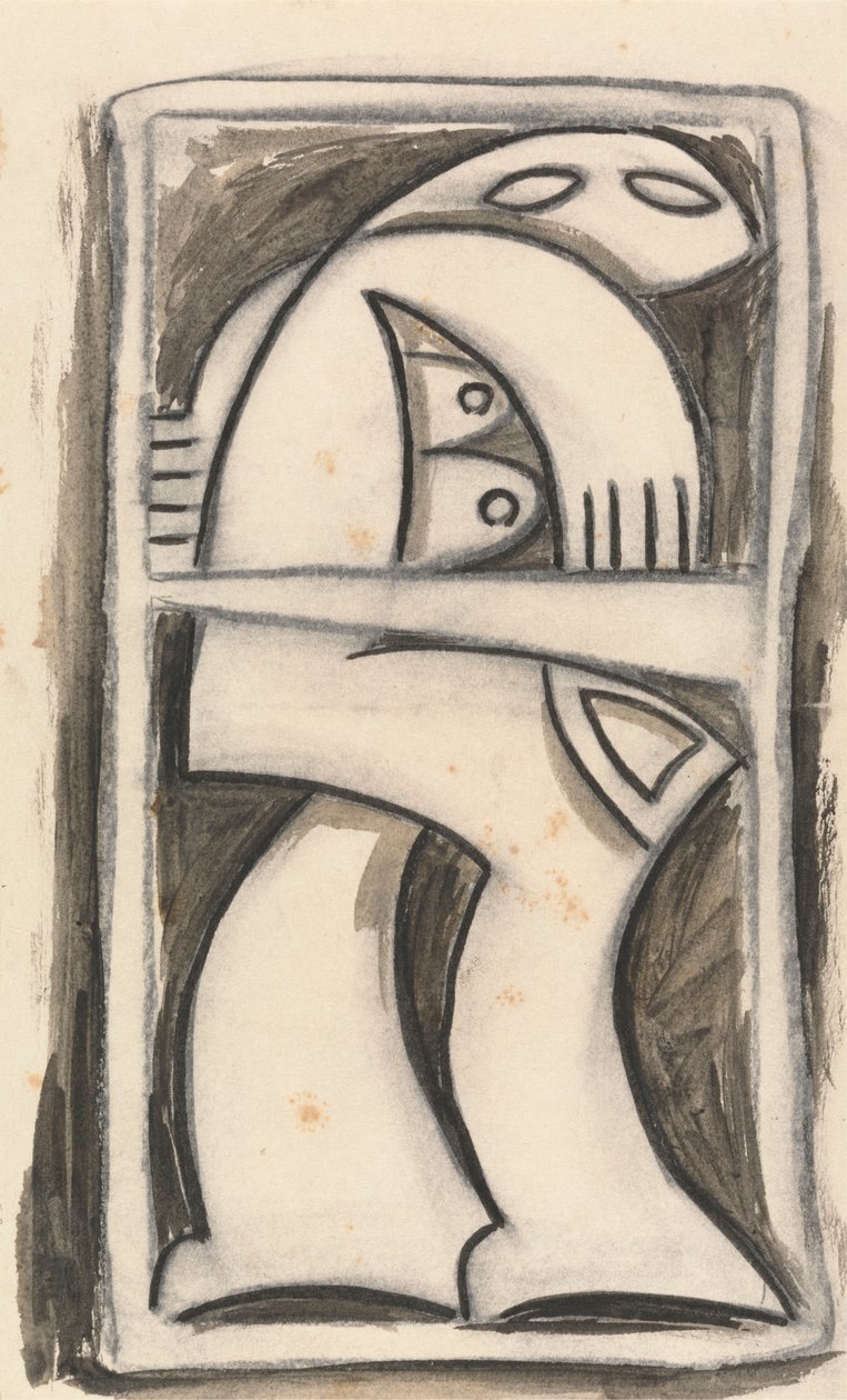 Stojící ženská postava od Henri Gaudier Brzeska
