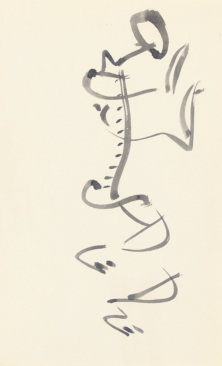 Studie pro "Red Stone Dancer", 1914 od Henri Gaudier Brzeska