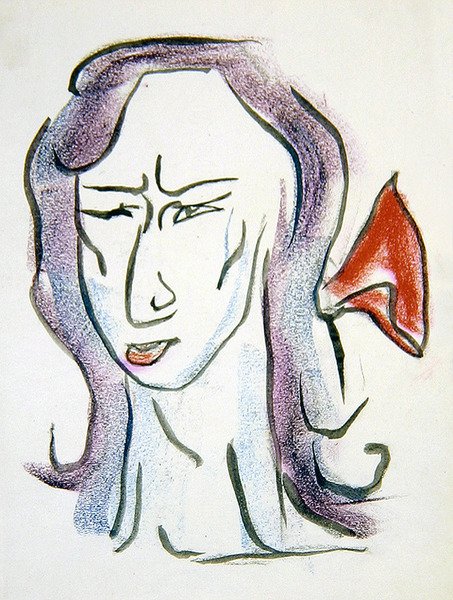 Hraběnka z Oxfordu a Asquith od Henri Gaudier Brzeska
