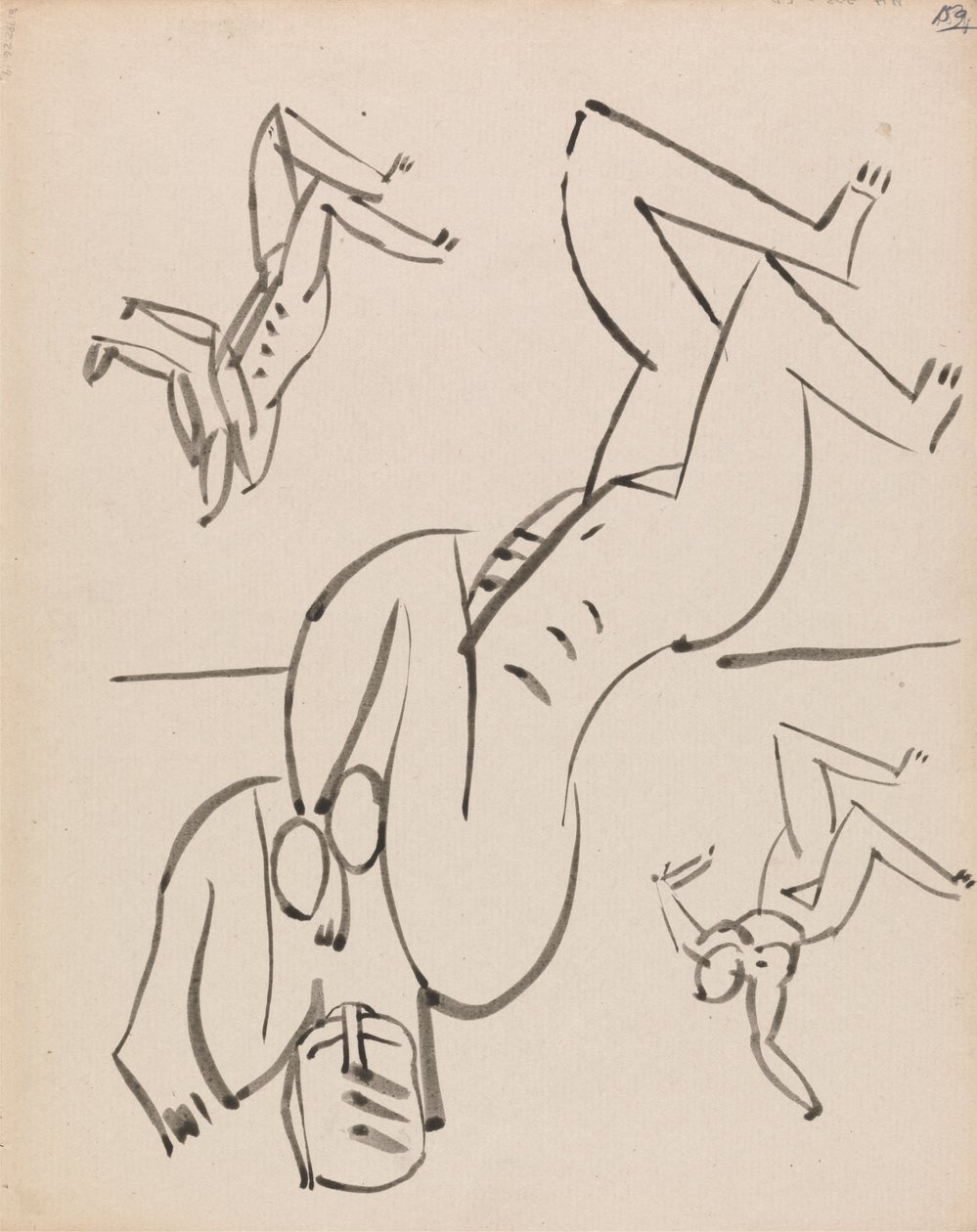 Tři studie pro ženskou postavu od Henri Gaudier Brzeska