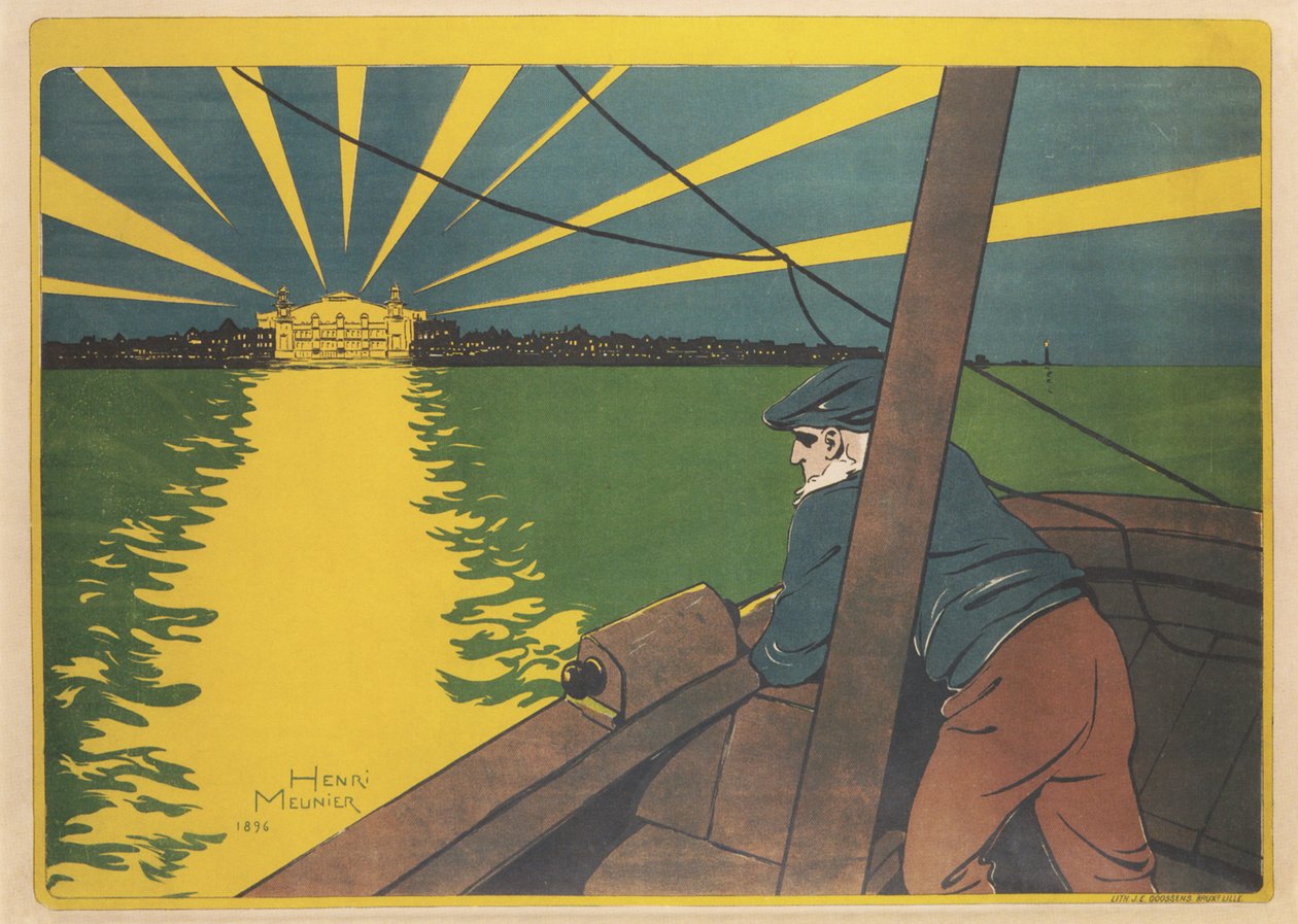 Kasino Blankenberge, 1896. od Henri Georges Meunier