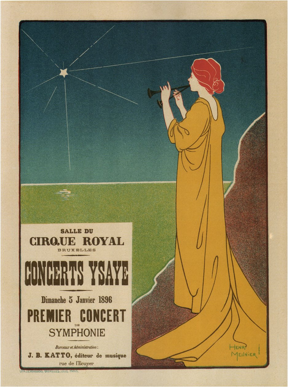 Koncerty Ysaÿe, 1895 od Henri Georges Meunier