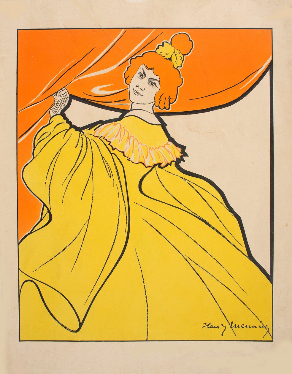 Odette Dulac, c. 1900. od Henri Georges Meunier