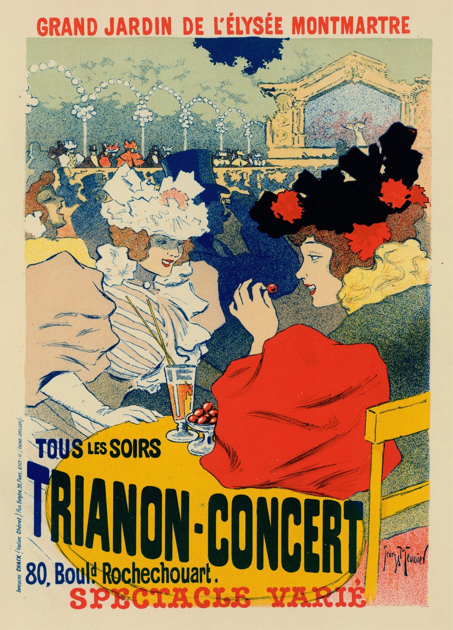 Trianonský koncert, 1894-1895. od Henri Georges Meunier