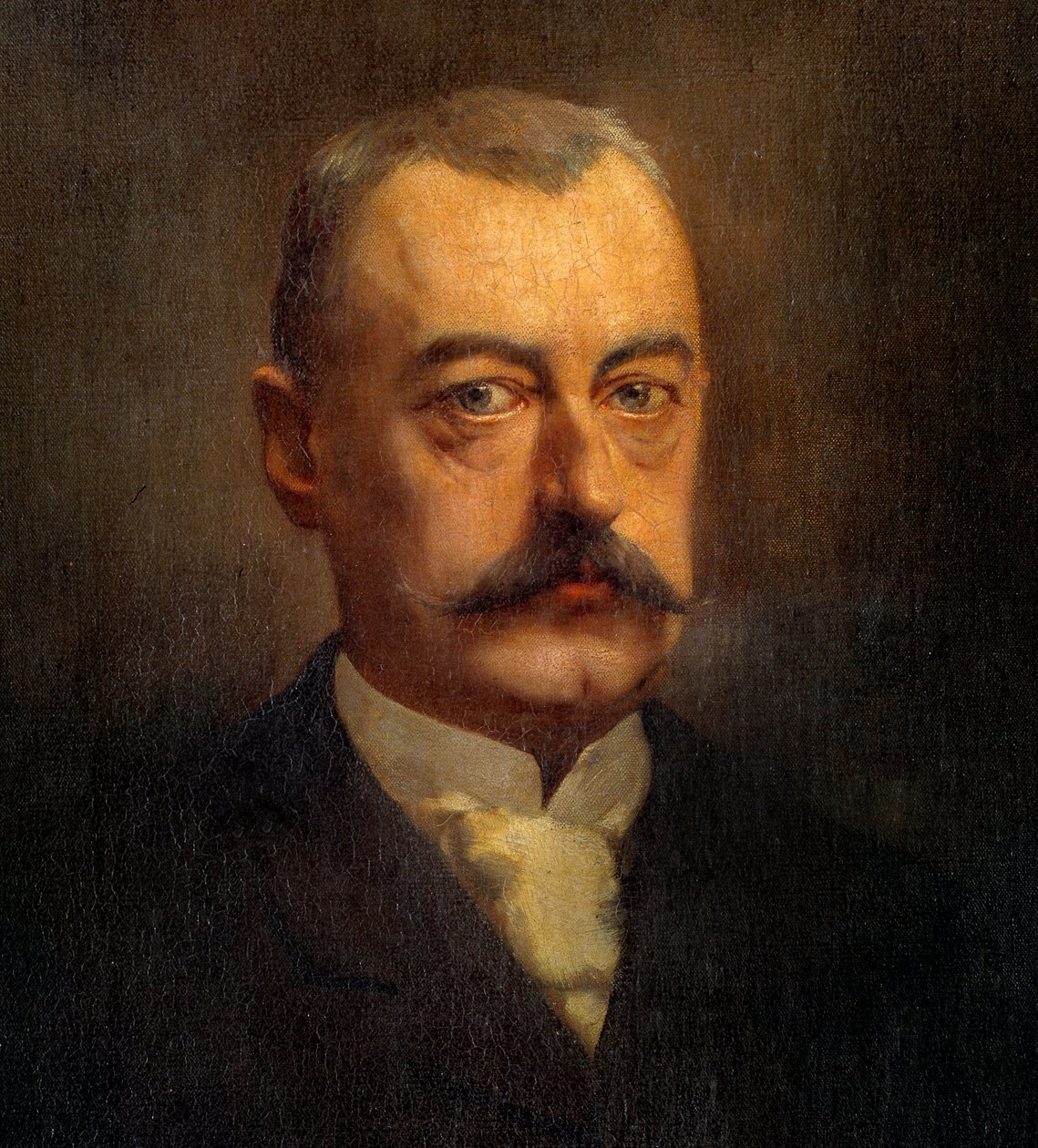 Detail "" Portrét Pierre Waldeck Rousseau (Waldeck-Rousseau) (1846-1904) politik"" Obraz Henri Gervex (1852-1929) 19. století Sun. 1x0,72 m Paříž, Musee Carnavalet od Henri Gervex